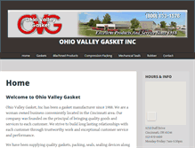 Tablet Screenshot of ohiovalleygasket.net